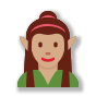 🧝🏽‍♀️