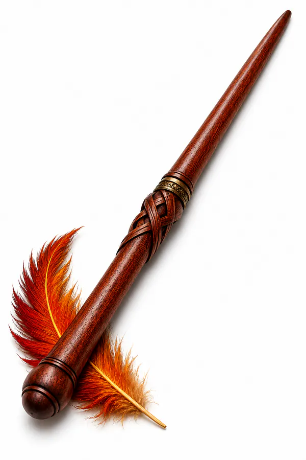 33,6 cm cherry wood and phoenix feather