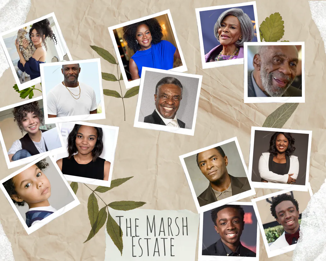 Collage of family members in Marsh Estate