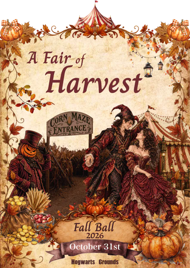 fall ball poster, A Fair of Harvest