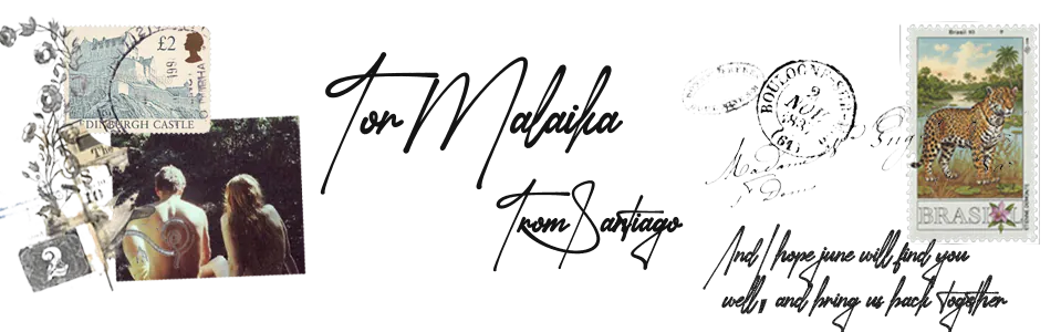 letter header, from santi to malaika