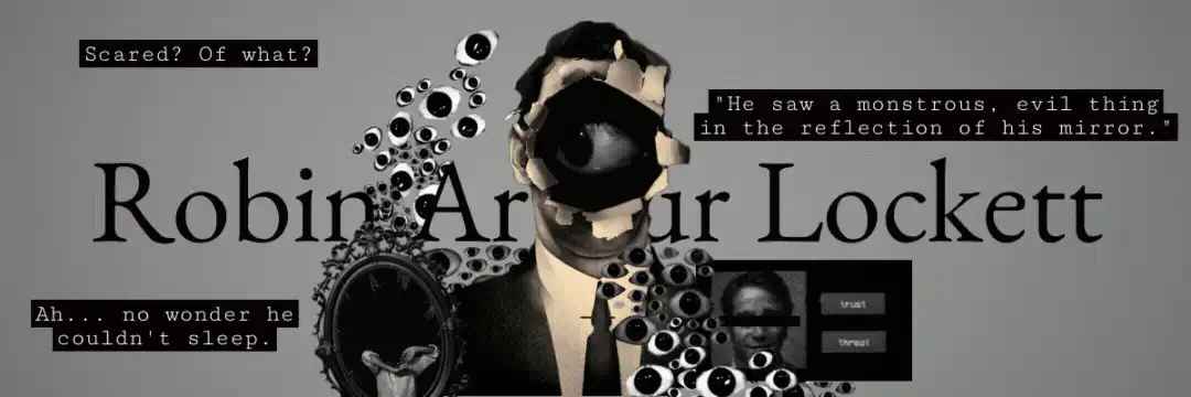 the same grey-background creepy eye gif banner but with more eyes