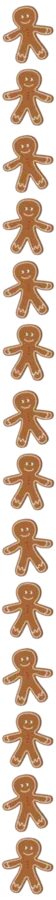 Gingerbread man border