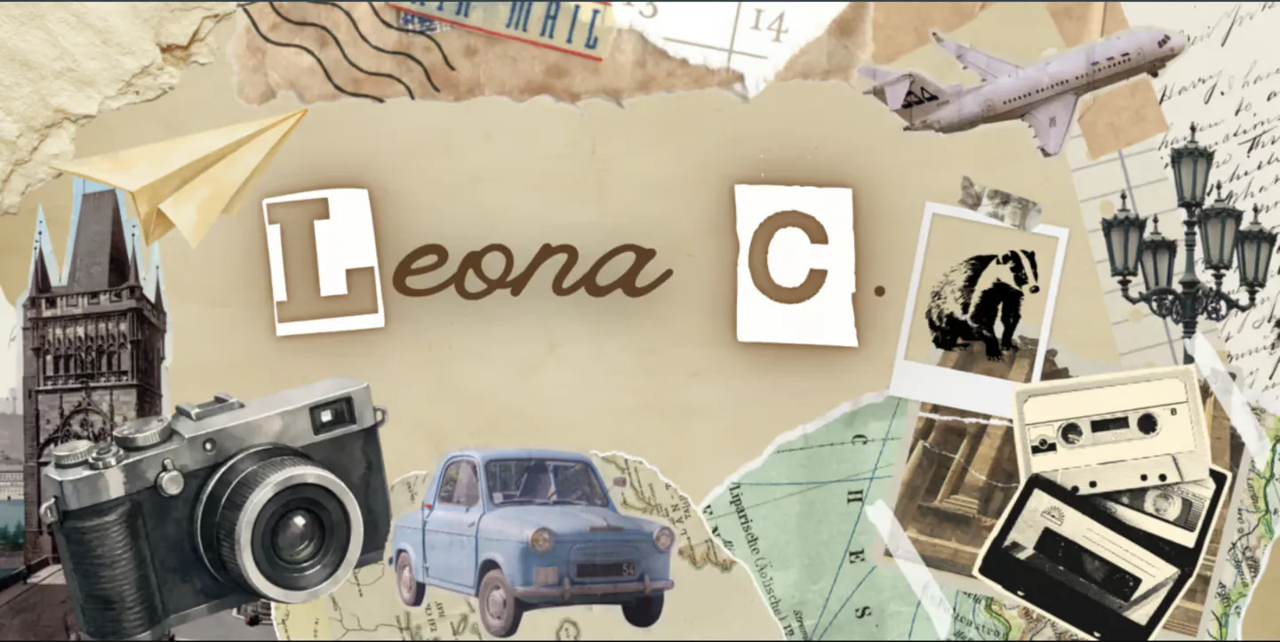 Leona C postcard