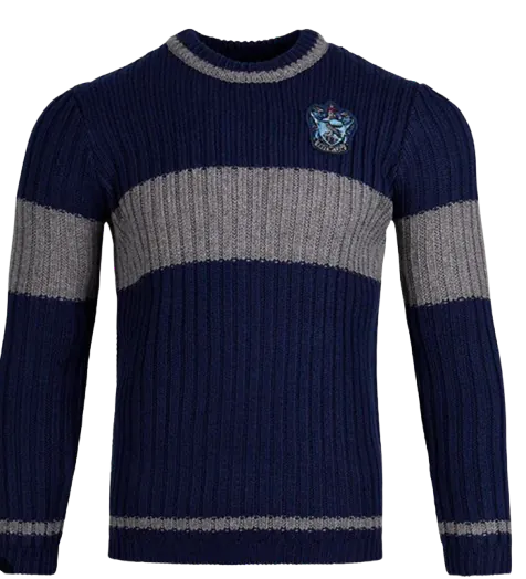 Ravenclaw blue quidditch sweater