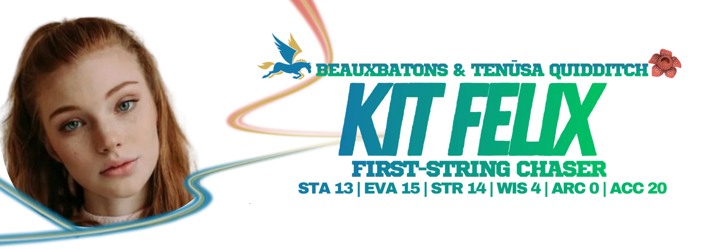 Quidditch Banner for Katherine 'Kit' Felix