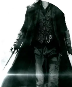 Man holding a wand