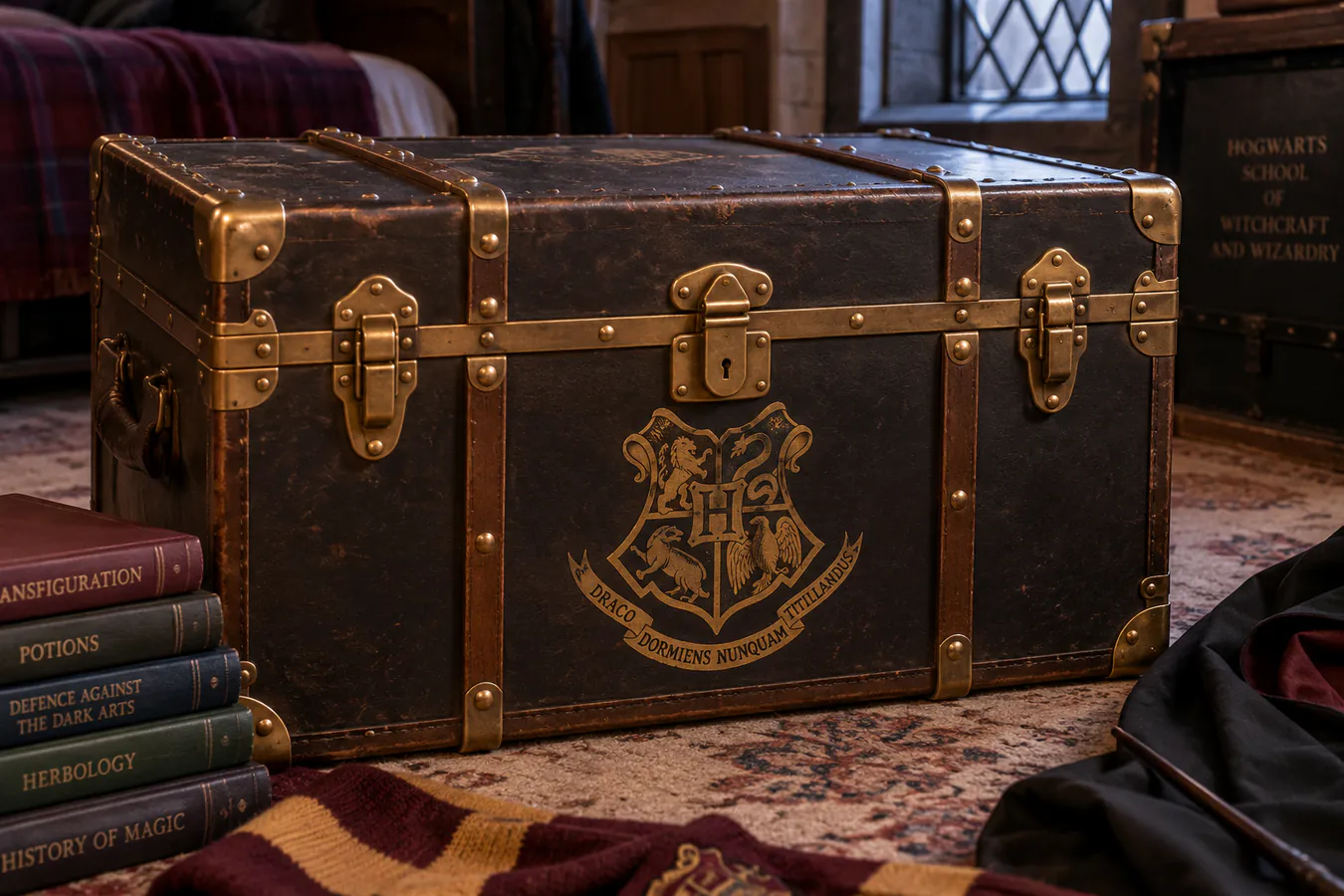 image of Stephen's hogwarts trunk
