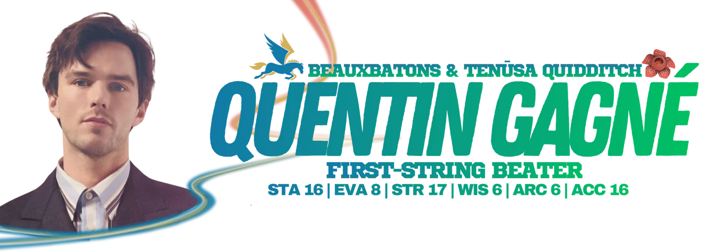 Quentin Gagné Quidditch banner, First-String Beater