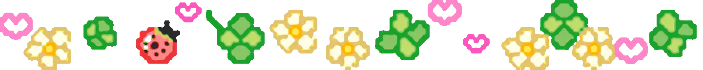 Flowers and clovers