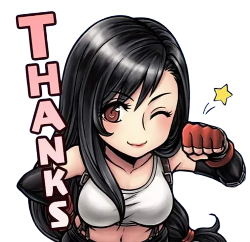 Tifa thanks