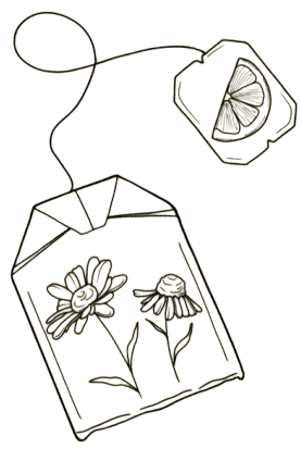 tea bag sketch