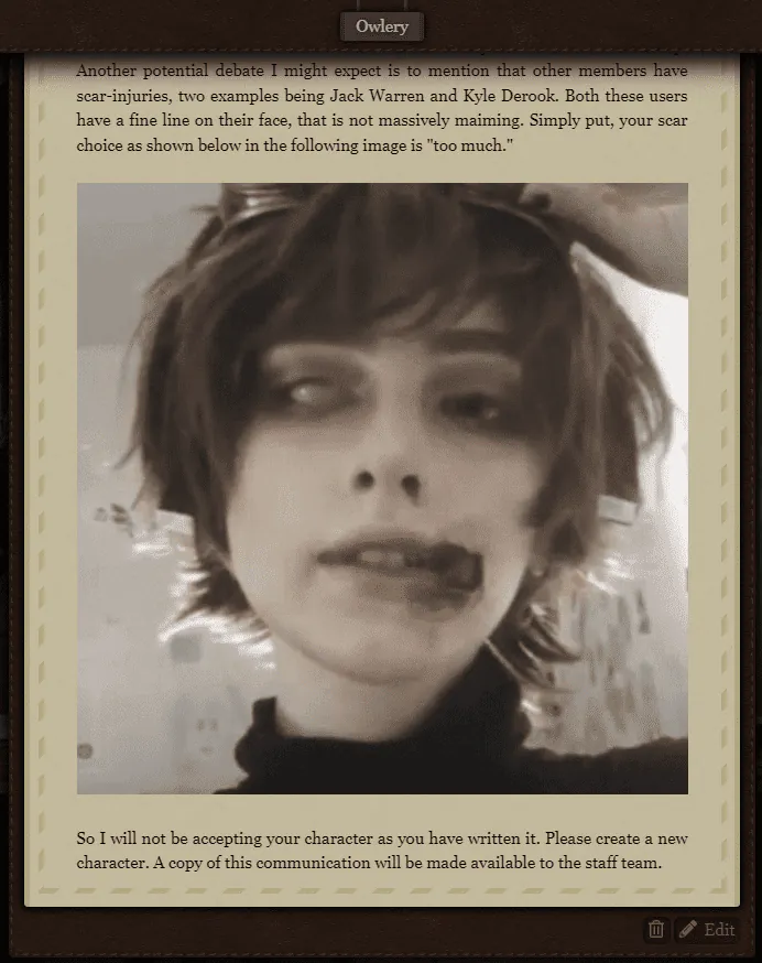 Image posted by the member