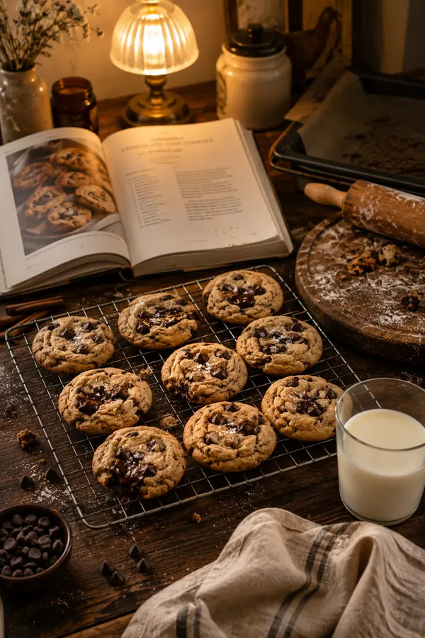 Some chocolate chip cookies Mimo recently made