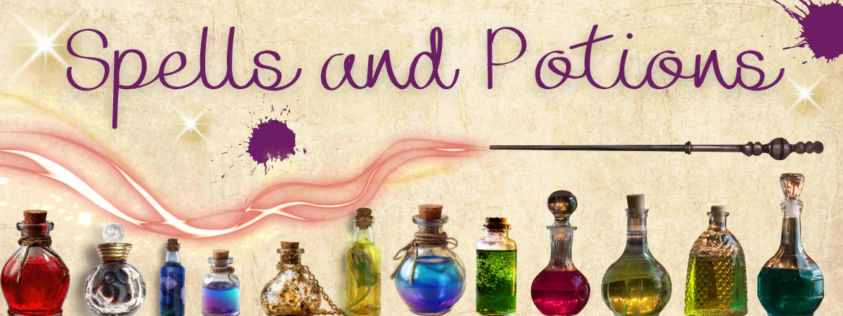 Title Page for Spells and Potions Section