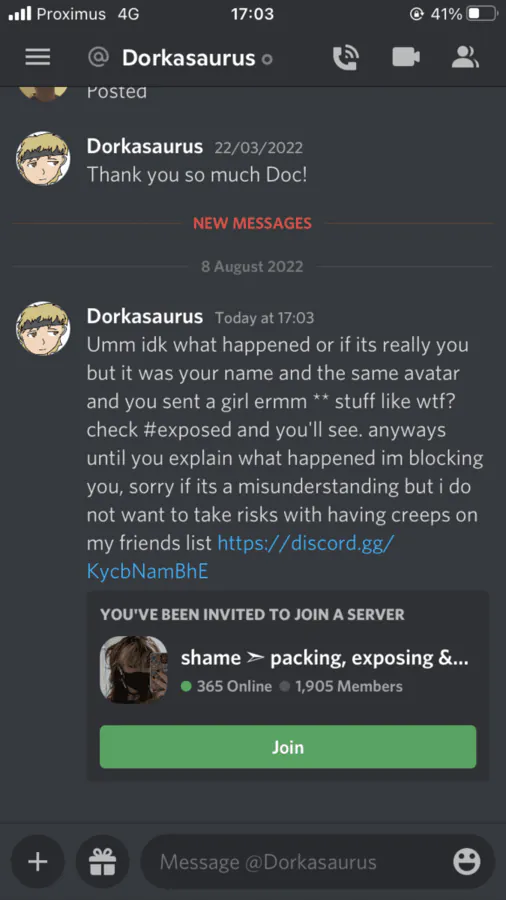 Image posted by the member
