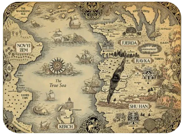 Map of the grishaverse