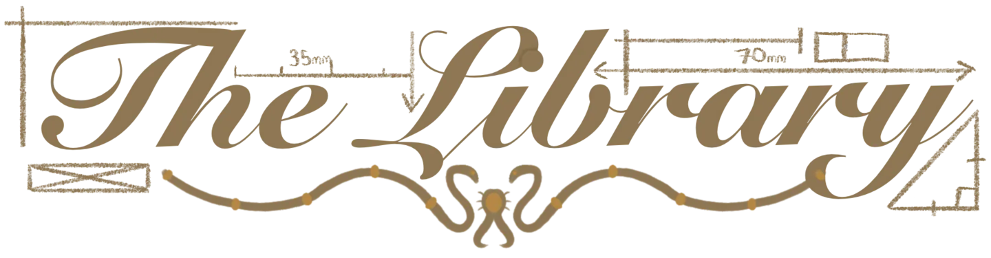 Text saying ‘the library’