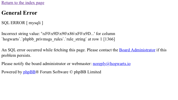 The pic of the issue showing the error screen message