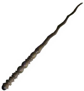 A ashy grey colored wand