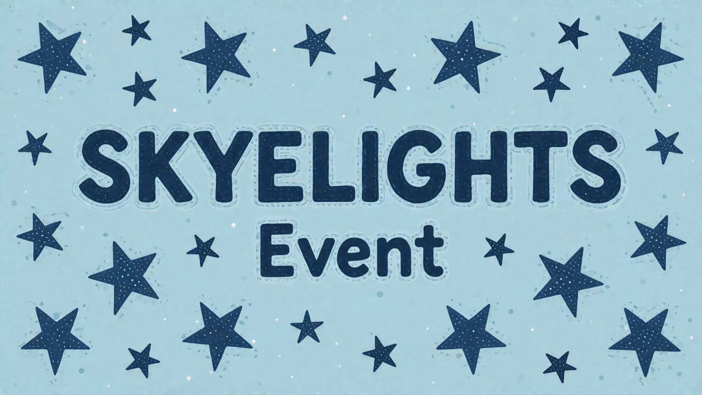 Light blue banner